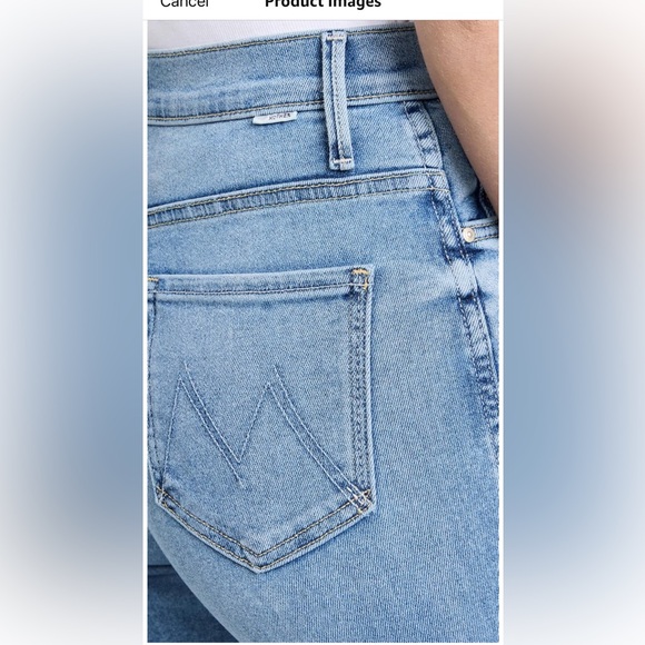 MOTHER denim High Waisted Smokin’ Double Heel Jeans - Picture 6 of 6